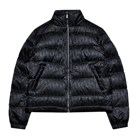 dior white puffer jacket|dior oblique down jacket.